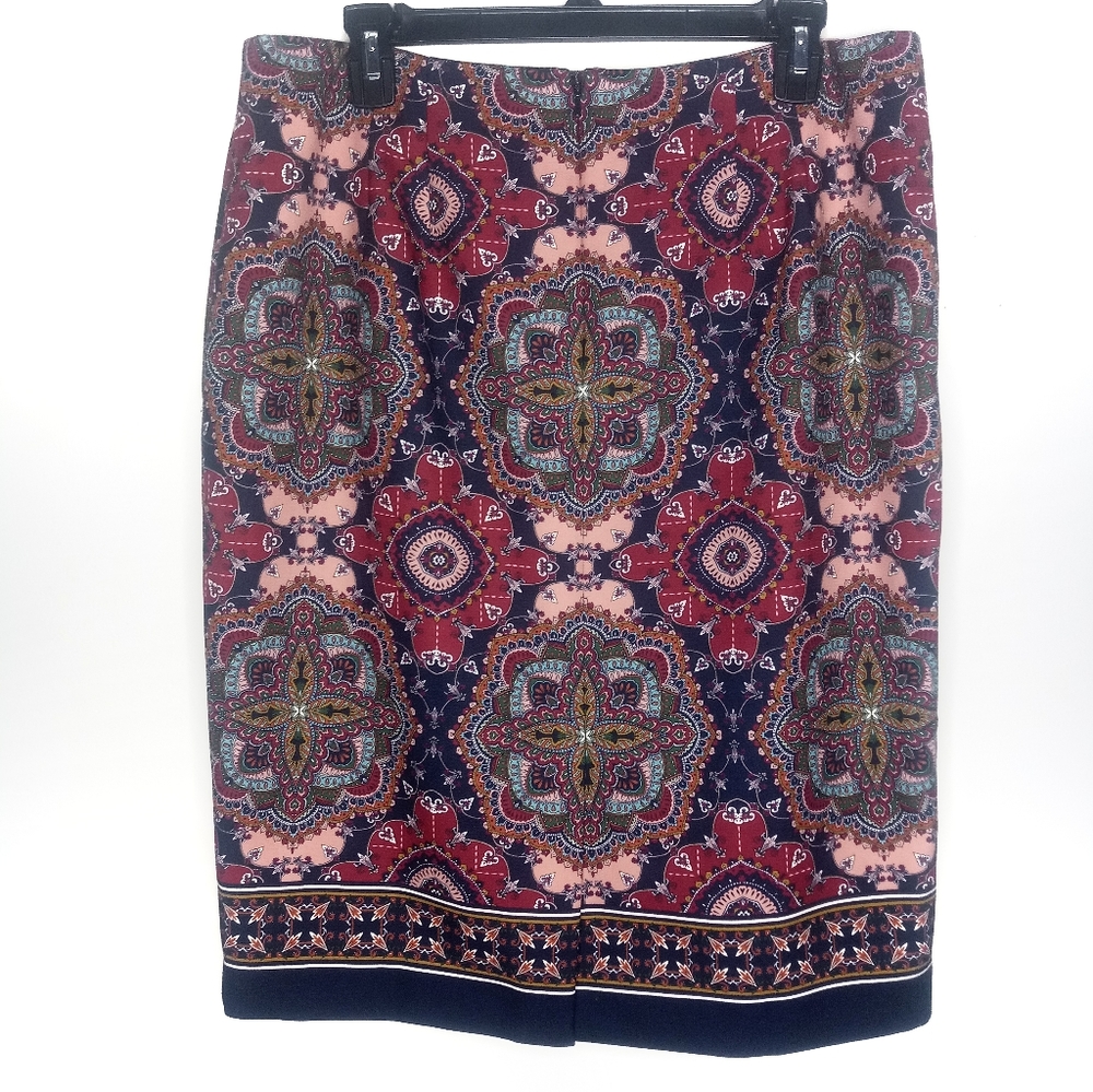 Talbots multi-color skirt